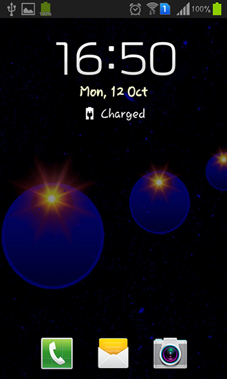 Écrans de Spaceballs pour tablette et téléphone Android.