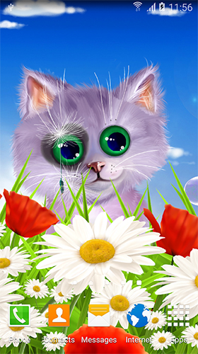 Descarga gratuita fondos de pantalla animados Gatito de primavera para Android. Consigue la versión completa de la aplicación apk de Spring cat para tabletas y teléfonos Android.