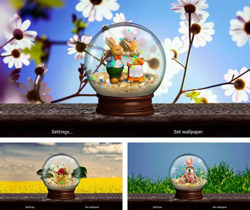 Spring globe - бесплатно скачать живые обои на Андроид телефон или планшет.