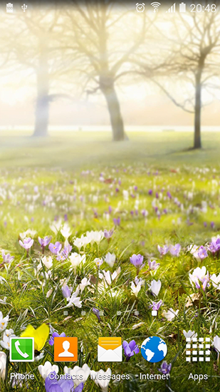 Spring landscapes für Android spielen. Live Wallpaper Frühlingslandschaften kostenloser Download.
