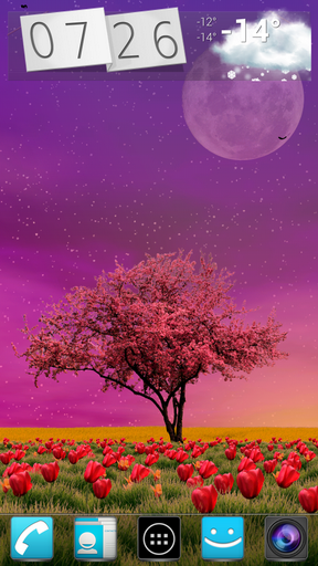 Screenshots of the Spring trees for Android tablet, phone.
