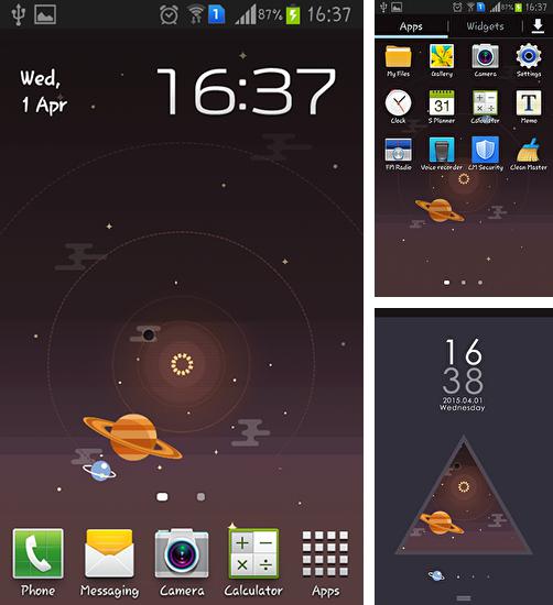Kostenloses Android-Live Wallpaper Sterne und Universum. Vollversion der Android-apk-App Star and universe für Tablets und Telefone.