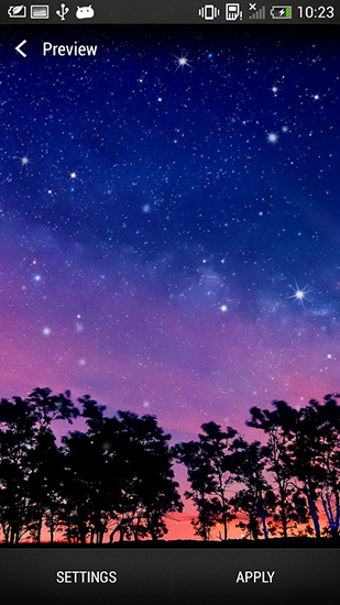 Screenshots von Starry night für Android-Tablet, Smartphone.