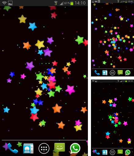 Kostenloses Android-Live Wallpaper Die Sterne. Vollversion der Android-apk-App Stars für Tablets und Telefone.