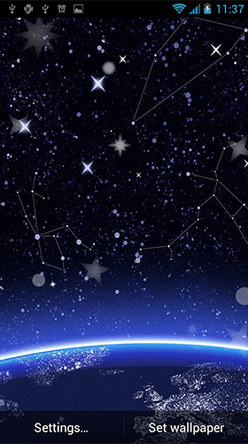 Screenshots of the Stars by Best Live Wallpapers Free for Android tablet, phone.