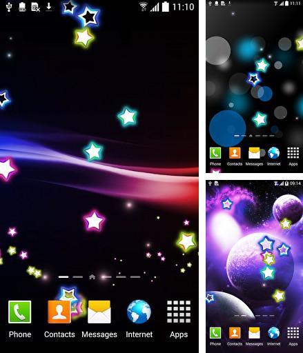 Kostenloses Android-Live Wallpaper Sterne von BlackBird wallpapers. Vollversion der Android-apk-App Stars by BlackBird wallpapers für Tablets und Telefone.