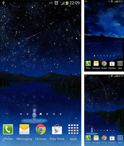 Kostenloses Android-Live Wallpaper Sterne. Vollversion der Android-apk-App Stars by orchid für Tablets und Telefone.