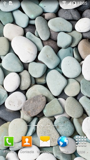 Stones in water für Android spielen. Live Wallpaper Steine im Wasser kostenloser Download.
