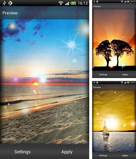 Descarga gratuita fondos de pantalla animados Atardecer para Android. Consigue la versión completa de la aplicación apk de Sunset para tabletas y teléfonos Android.