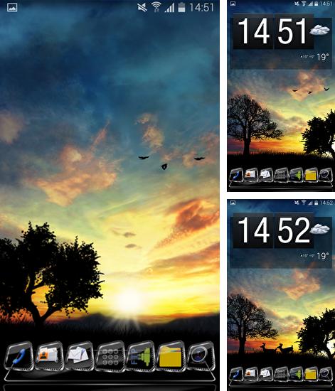 Sunset Hill - бесплатно скачать живые обои на Андроид телефон или планшет.