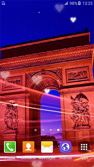 Sweet Paris für Android spielen. Live Wallpaper Süßes Paris kostenloser Download.