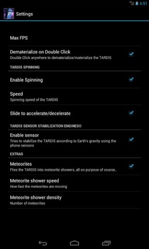 Screenshots von Tardis 3D für Android-Tablet, Smartphone.
