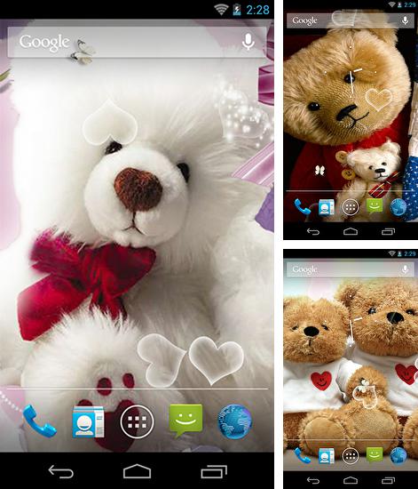 Teddy bear HD - бесплатно скачать живые обои на Андроид телефон или планшет.