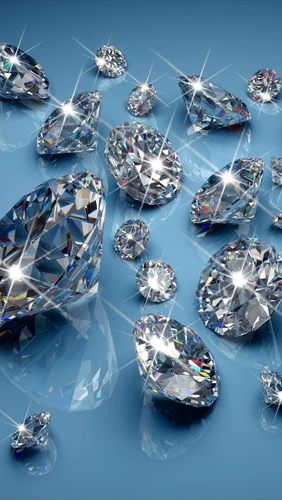 Descargar Diamonds Android gratis. El fondo de Diamantes Android.