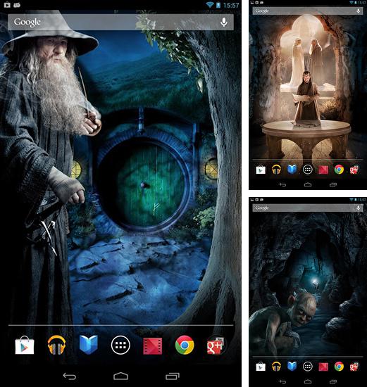 Kostenloses Android-Live Wallpaper Der Hobbit. Vollversion der Android-apk-App The Hobbit für Tablets und Telefone.