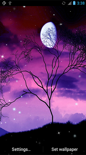 Screenshots von The Moon by Keyboard Themes Soft für Android-Tablet, Smartphone.