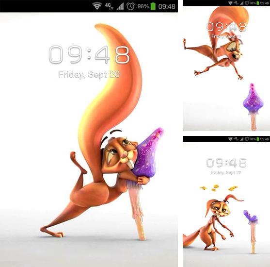In addition to live wallpaper Gyrospace 3D for Android phones and tablets, you can also download The squirell for free.