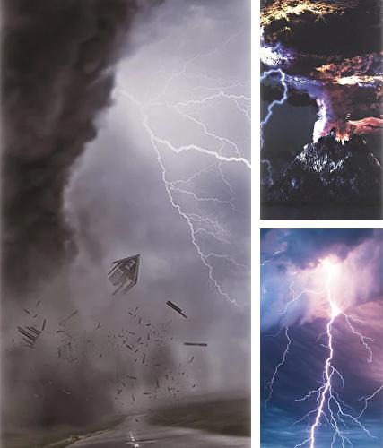Thunderstorm 3D - бесплатно скачать живые обои на Андроид телефон или планшет.