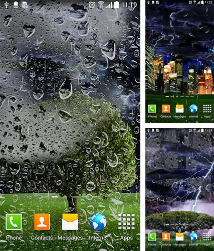 Kostenloses Android-Live Wallpaper Gewitter. Vollversion der Android-apk-App Thunderstorm by BlackBird Wallpapers für Tablets und Telefone.