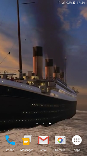 Titanic 3D by Sfondi Animati 3D - бесплатно скачать живые обои на Андроид телефон или планшет.