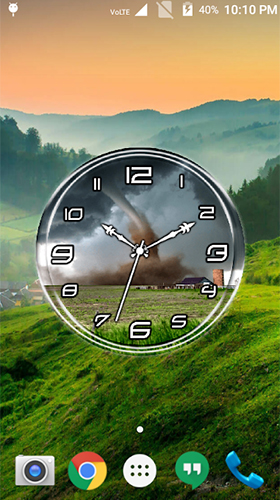 active clock wallpaper for mobile