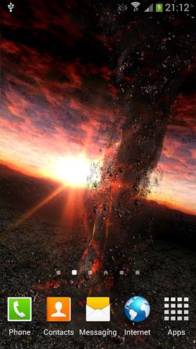 Screenshots of the Tornado 3D for Android tablet, phone.