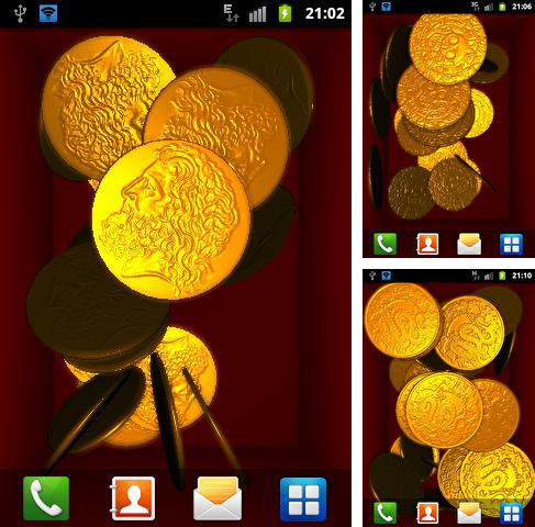 Kostenloses Android-Live Wallpaper Schatz 3D. Vollversion der Android-apk-App Treasure 3D für Tablets und Telefone.