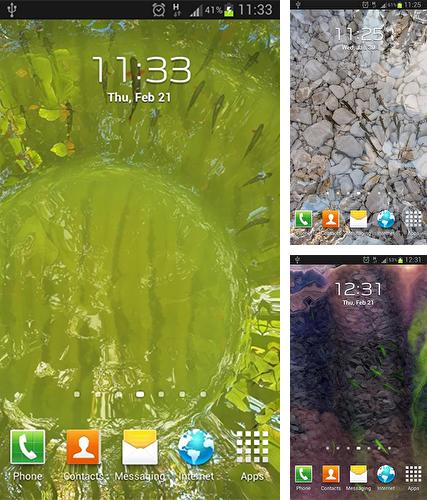 Descarga gratuita fondos de pantalla animados Agua verdadera para Android. Consigue la versión completa de la aplicación apk de True water para tabletas y teléfonos Android.