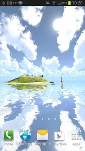 Screenshots of the True Weather 3D for Android tablet, phone.