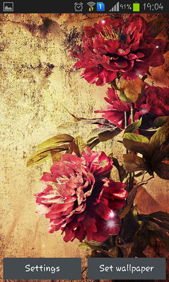 Vintage roses für Android spielen. Live Wallpaper Vintage Rosen kostenloser Download.