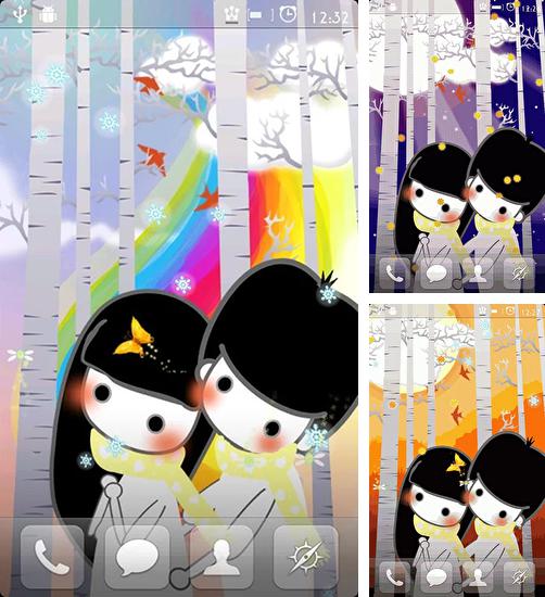Además de fondo de pantalla animados Flores brillantes para teléfonos y tabletas Android, también puedes descargarte gratis Warmth.