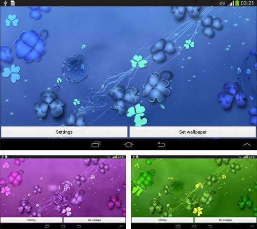 In addition to live wallpaper Water lily for Android phones and tablets, you can also download Water by Live mongoose for free.