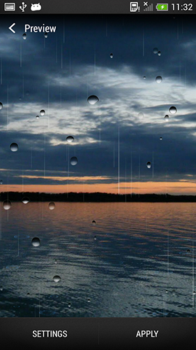 Water drops by Top Live Wallpapers