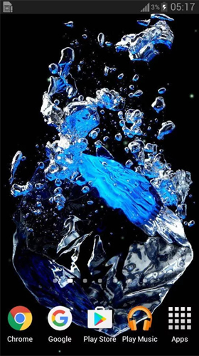 Water galaxy live wallpaper for Android. Water galaxy free download for  tablet and phone.