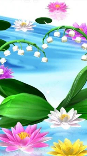Screenshots of the Water lily for Android tablet, phone.