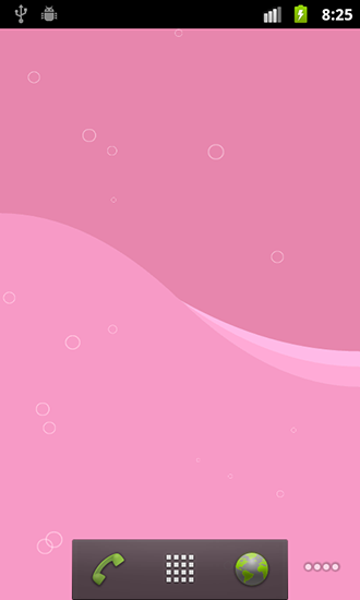 Screenshots of the Water wave for Android tablet, phone.