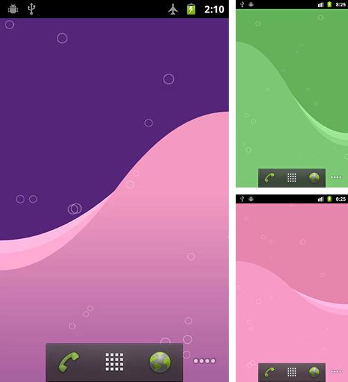 Además de fondo de pantalla animados Pantalla panorámica para teléfonos y tabletas Android, también puedes descargarte gratis Water wave.