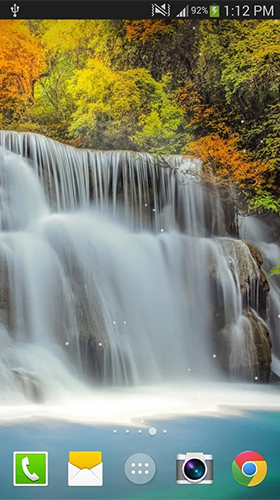 Screenshots von Waterfall by Live wallpaper HD für Android-Tablet, Smartphone.