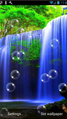 Waterfall by minatodev für Android spielen. Live Wallpaper Wasserfall kostenloser Download.
