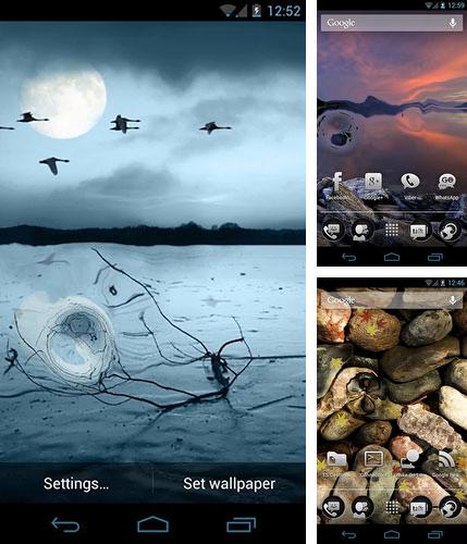 In addition to live wallpaper Night city for Android phones and tablets, you can also download Waterize for free.