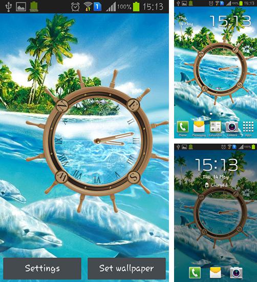In addition to live wallpaper Butterfly 3D for Android phones and tablets, you can also download Waterworld for free.