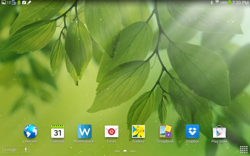 Capturas de pantalla de Weatherback para tabletas y teléfonos Android.