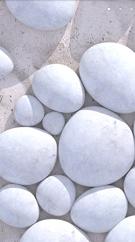Screenshots of the White pebble for Android tablet, phone.