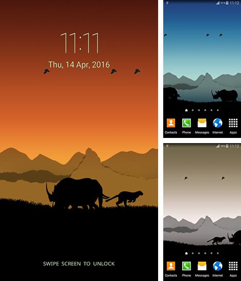 In addition to live wallpaper Winter Cities for Android phones and tablets, you can also download Wild animal for free.