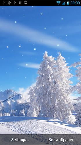 Écrans de Winter by Best Live Wallpapers Free pour tablette et téléphone Android.
