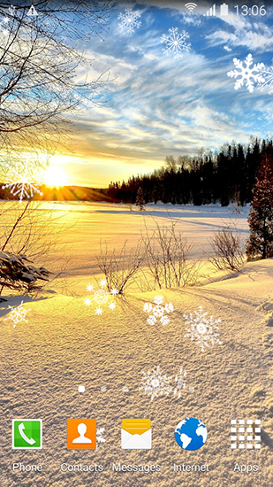 Fondos de pantalla animados a Winter landscapes para Android. Descarga gratuita fondos de pantalla animados Paisajes de invierno .