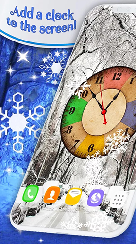 Winter snow by 3D HD Moving Live Wallpapers Magic Touch Clocks live  wallpaper for Android. Winter snow by 3D HD Moving Live Wallpapers Magic  Touch Clocks free download for tablet and phone.