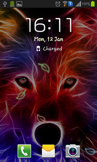 Screenshots of the Wolf for Android tablet, phone.