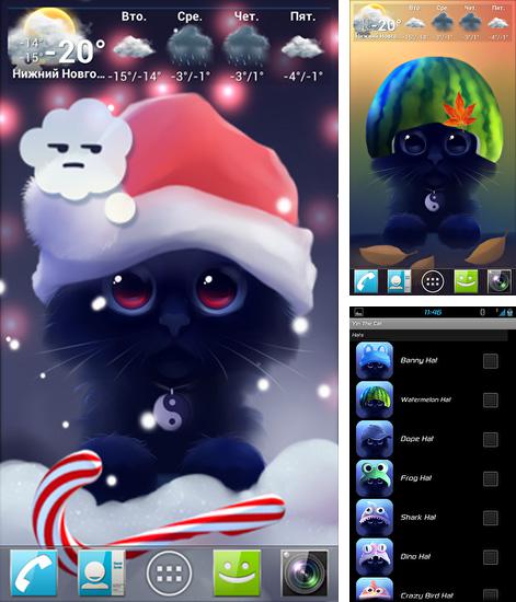 Kostenloses Android-Live Wallpaper Yin die Katze. Vollversion der Android-apk-App Yin the cat für Tablets und Telefone.