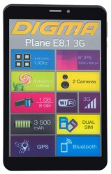 Digma Plane E8.1 themes - free download
